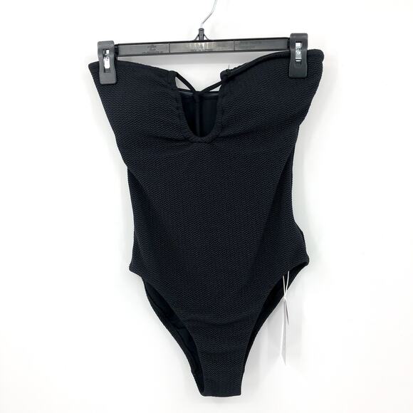 Seafolly Black Halter One Piece Swimsuit - Picture 4 of 9